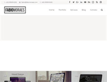 Tablet Screenshot of fabiomoraes.com